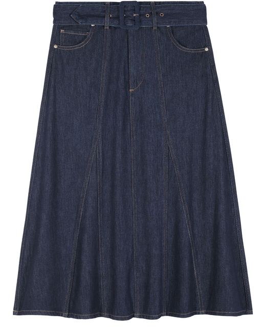 Ba&sh Blue Dakota Skirt