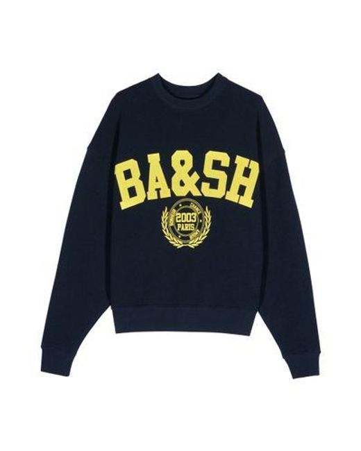 Ba&sh Blue Benjamin Sweatshirt