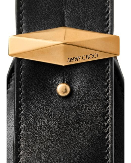 Jimmy Choo Black Hobo Diamond Bag