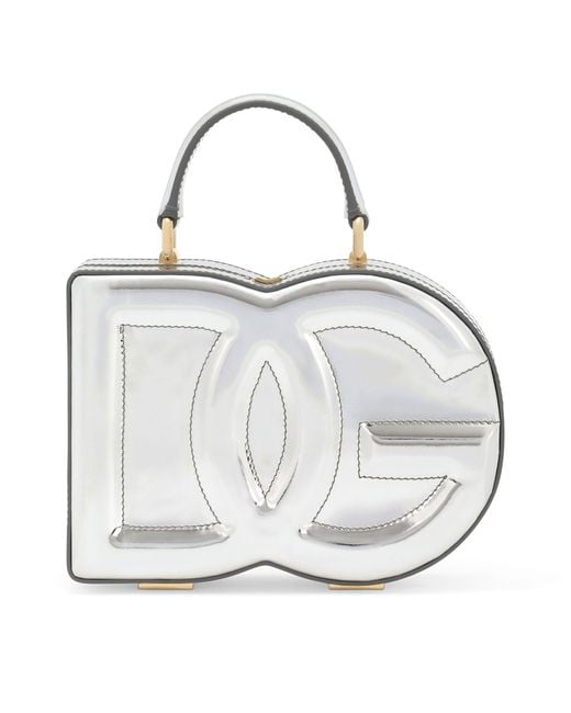 Sac à bandoulière avec logo DG Dolce & Gabbana en coloris White