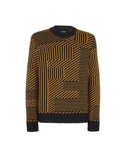 Fendi Brown Pullover for men