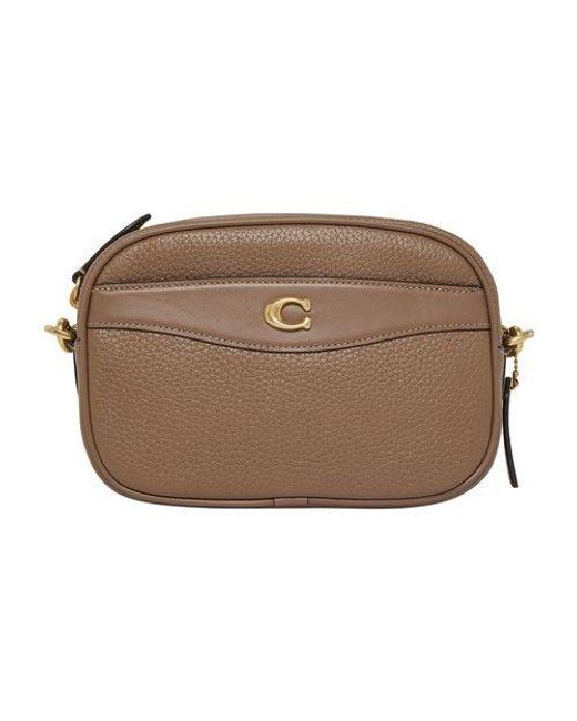 COACH Camera Bag In Leather in Brown Lyst