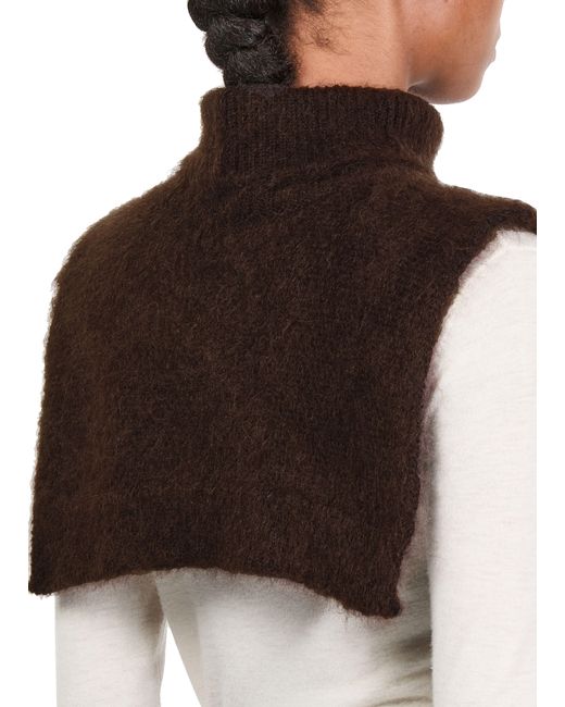 Moncler Brown Turtleneck Cape
