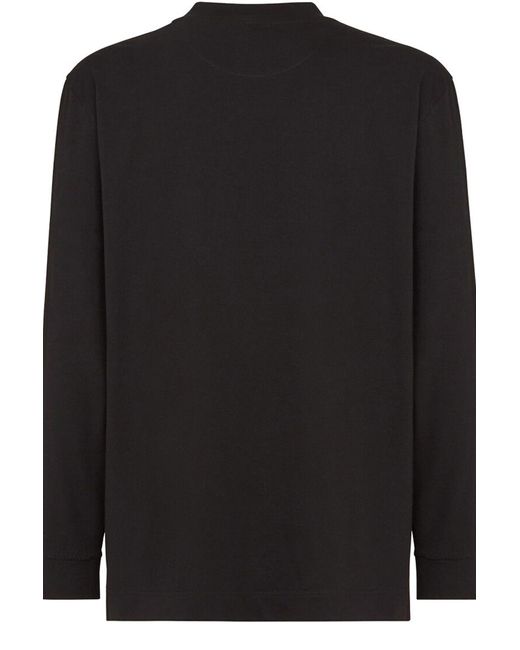 Fendi Cotton Jersey T-shirt in Black for Men - Lyst