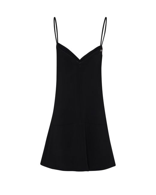 Courreges Black Ellipse Light Mini Dress