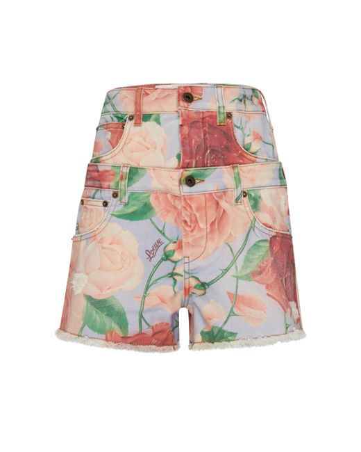 Loewe Multicolor Roses Shorts