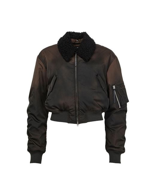 Acne Black Bomber