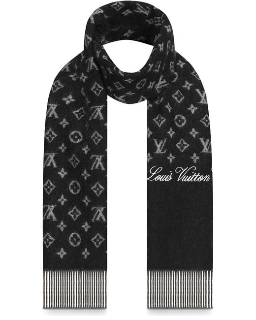 Louis Vuitton Lv Rainbow Scarf in Black for Men | Lyst