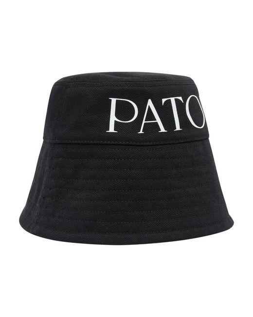 Patou Black Bucket Hat