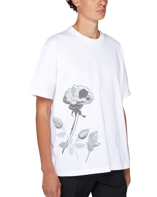 Thom Browne White Hector Short-Sleeved T-Shirt for men