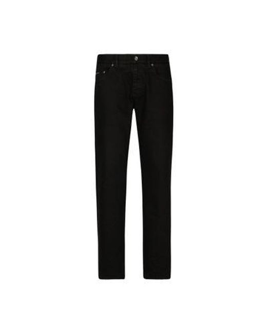 Dolce & Gabbana Black Classic Denim Jeans for men
