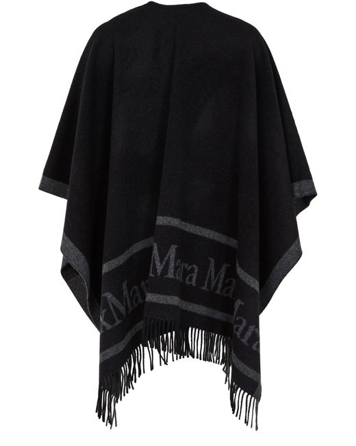 Max Mara Black Cape Hilde