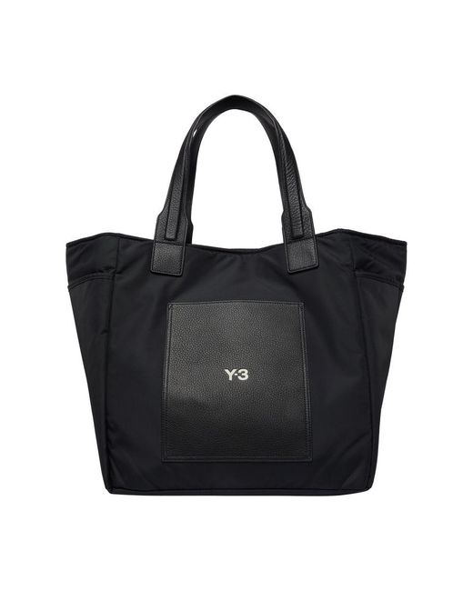 Y-3 Black Y-3 Lux Tote Bag for men
