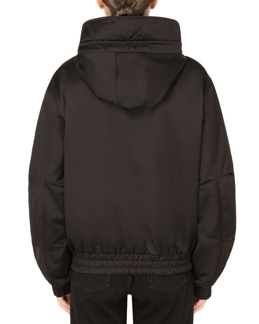 Dolce & Gabbana Black Technical Gabardine Jacket