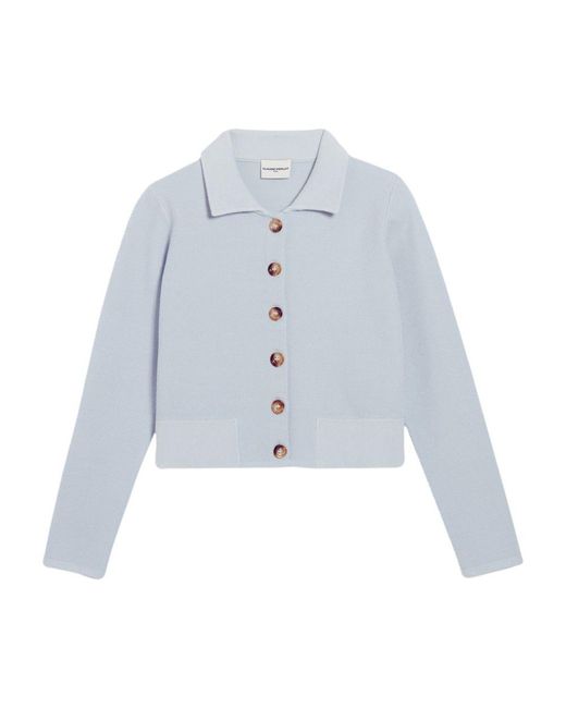 Claudie Pierlot Natural Knitted Cardigan