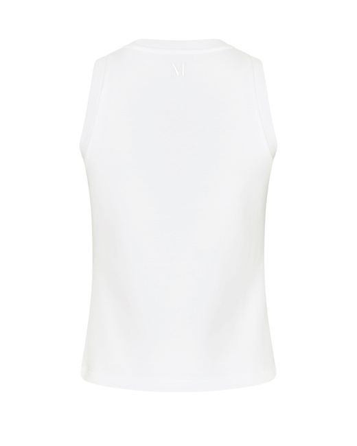 Max Mara White Cima Tank Top