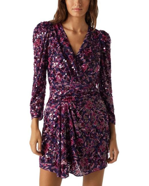 Robe Sola Ba sh en coloris Violet Lyst