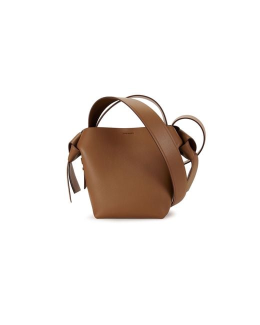 Mini Sac Musubi Acne en coloris Brown