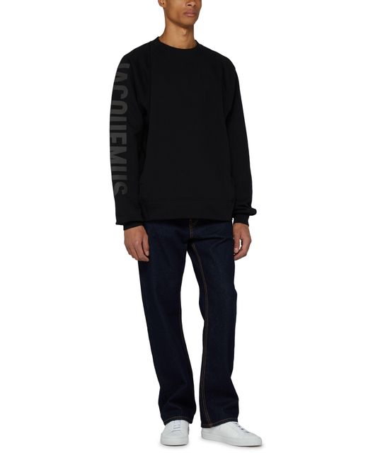 Le Sweatshirt Typo Jacquemus pour homme en coloris Black