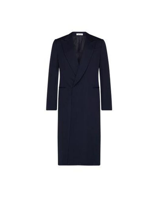 Alexander McQueen Blue Large Reversible Coat for men