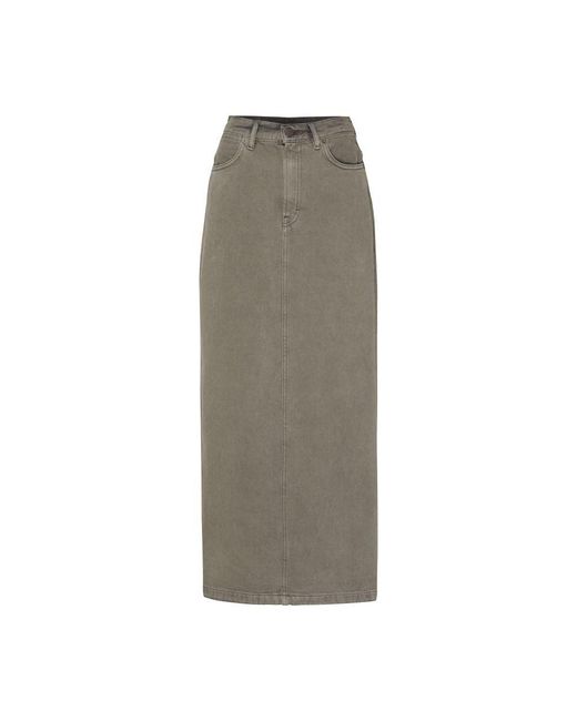 Acne Gray Long Skirt