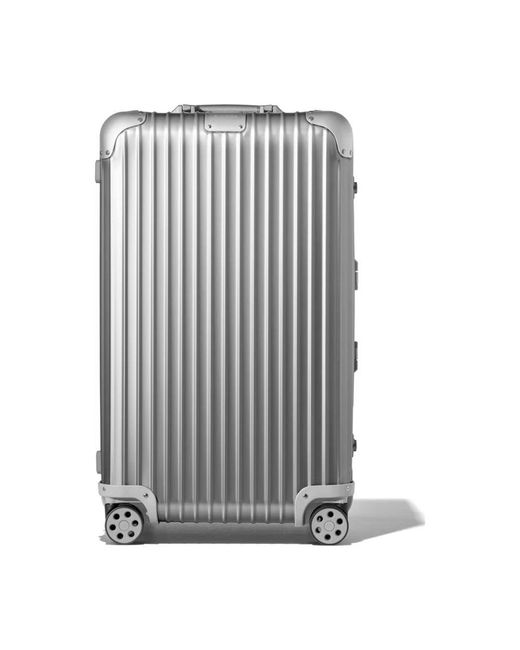 RIMOWA Original Trunk S Luggage in Gray for Men | Lyst RIMOWA Original Trunk S Luggage in Gray for Men | Lyst
