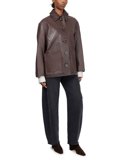 Soeur Brown Vincenzo Leather Jacket