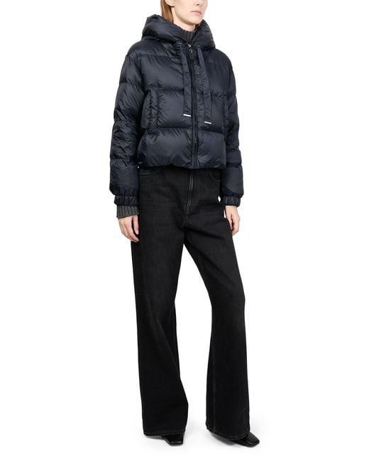 Max Mara Blue Seie Puffer Jacket