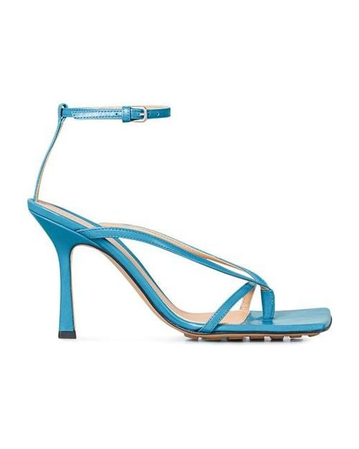 blue bottega sandals