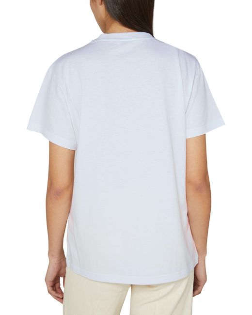 Chloé White T-Shirt mit Rundhalsausschnitt