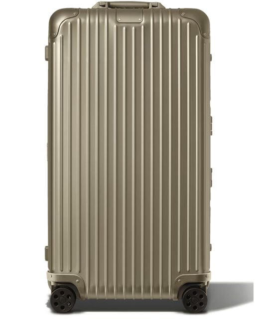 Rimowa Green Original Trunk Plus Luggage for men