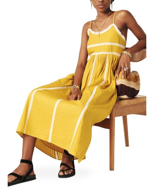 Ba&sh Yellow Pensee Dress