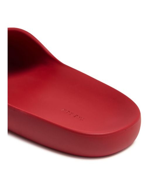 Mules En Caoutchouc Ama The Row en coloris Red