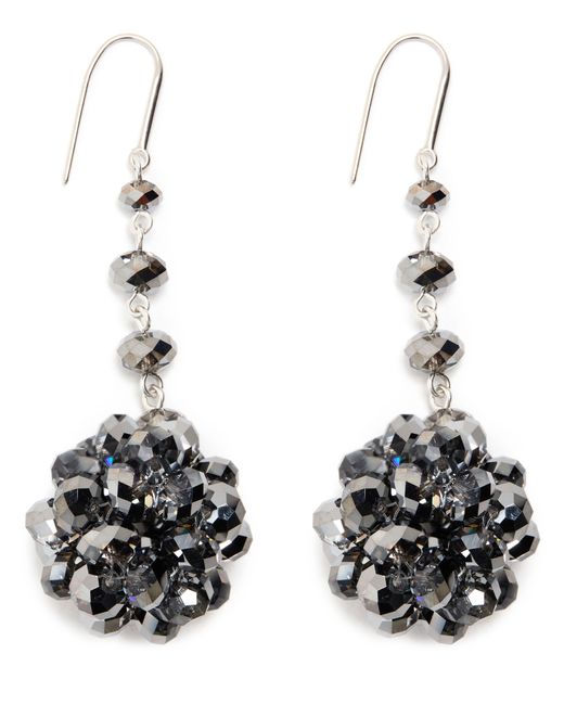 Isabel Marant Black Ohrringe Mit Anhänger