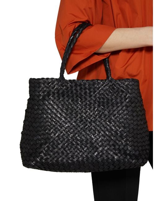 Dragon Diffusion Black Vintage Mesh Tote Bag