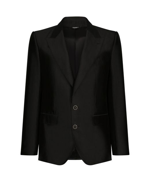 Dolce & Gabbana Black Single-breasted Sicilia-fit Suit for men