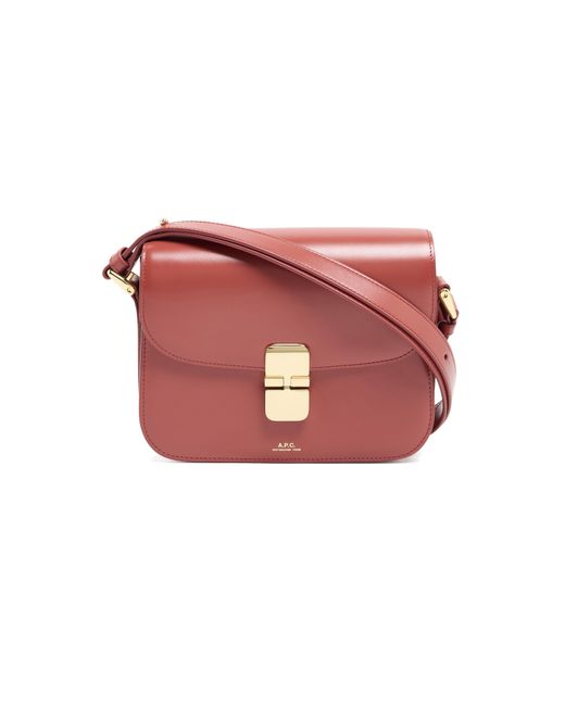 A.P.C. Red Tasche Grace Small