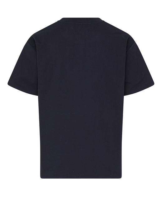 T-shirt rayé en coton double épaisseur Bottega Veneta pour homme en coloris Blue