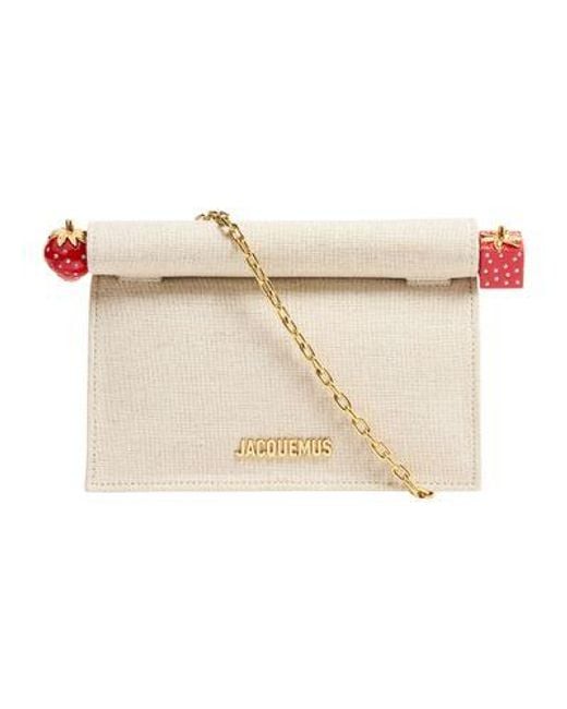 Jacquemus Natural Kleine Clutch The Rond Carré