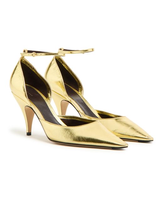 The Row Metallic Liisa D'Orsay Pumps