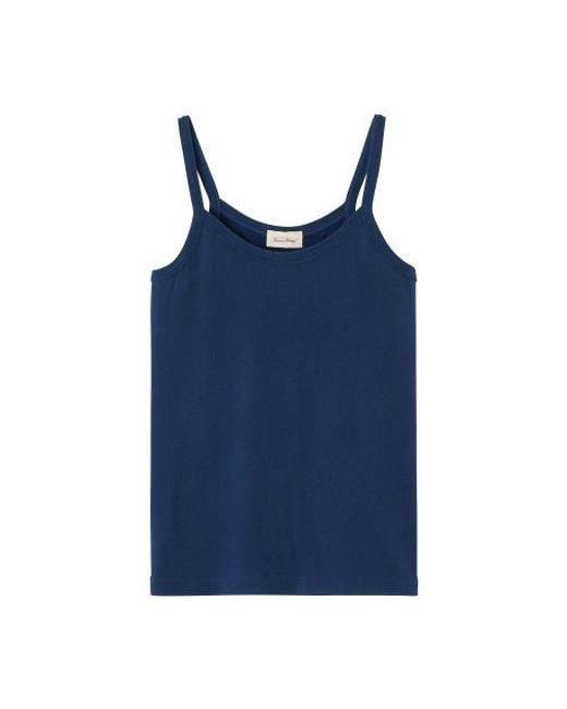American Vintage Gamipy Tank Top in Blue Lyst