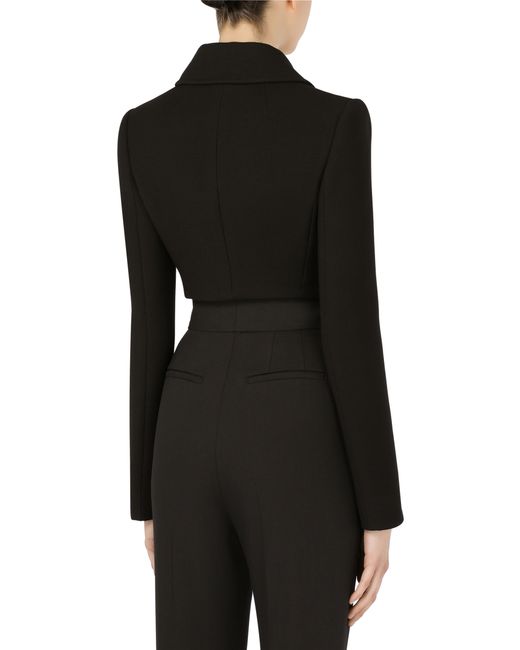 Veste croisée Dolce & Gabbana en coloris Black