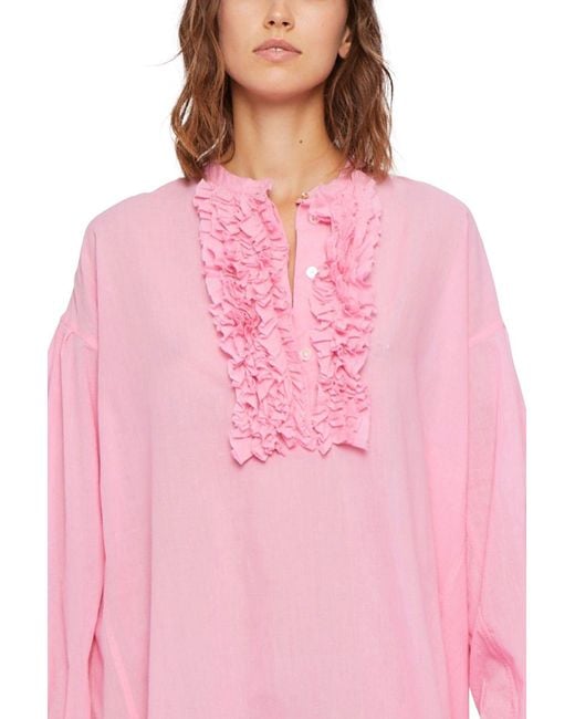 Laurence Bras Long Sleeve Noodle Dress in Pink