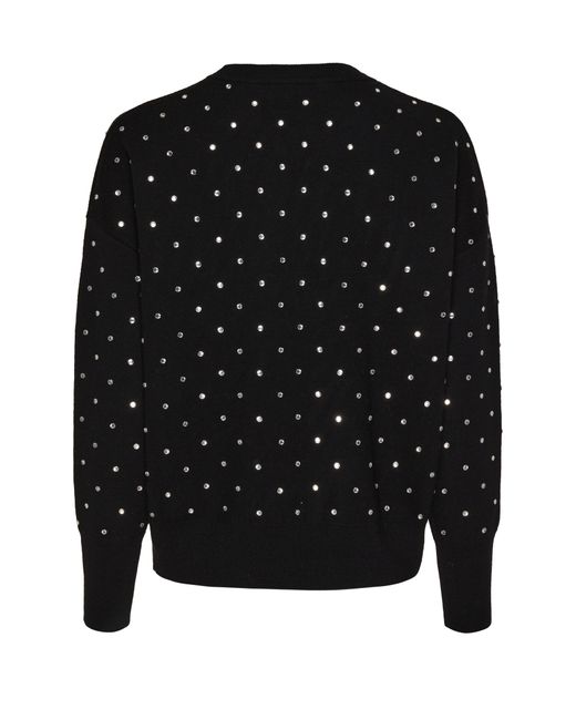 Rabanne Black Round-Neck Sweater