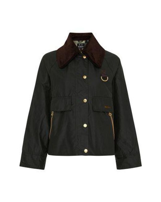 Barbour Catton Jacket in Black | Lyst