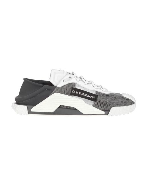 Dolce & Gabbana Gray Ns1 Slip On Sneakers for men
