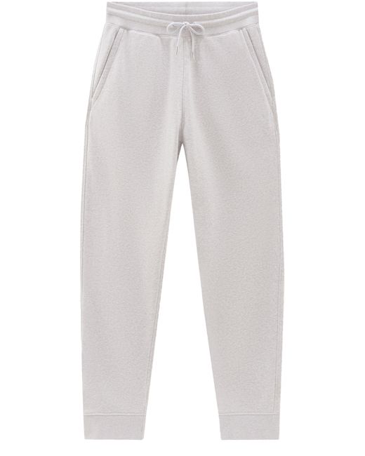 Pantalon de survêtement en polaire de coton brossée Woolrich pour homme en coloris Gray