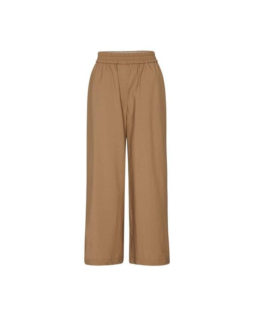 Loewe Brown Cropped Trousers