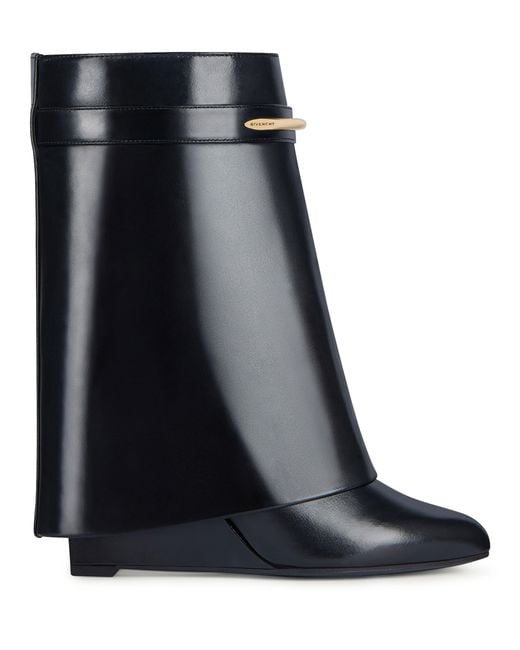 Givenchy Black Shark Ankle Boots