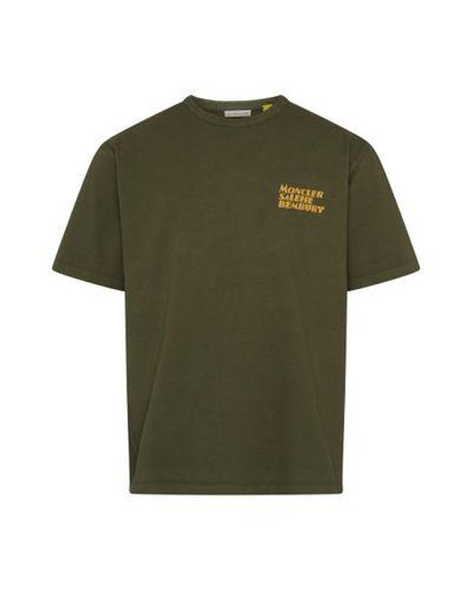 Moncler Genius Green Salehe Bembury - Ss T-shirt for men